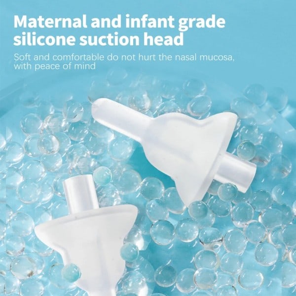 Baby Nasal Aspirator Småbarn Elektrisk Nese Aspirator Automatisk Nese Renser Justerbar Sug Musikk og Lys beroligende Funksjon