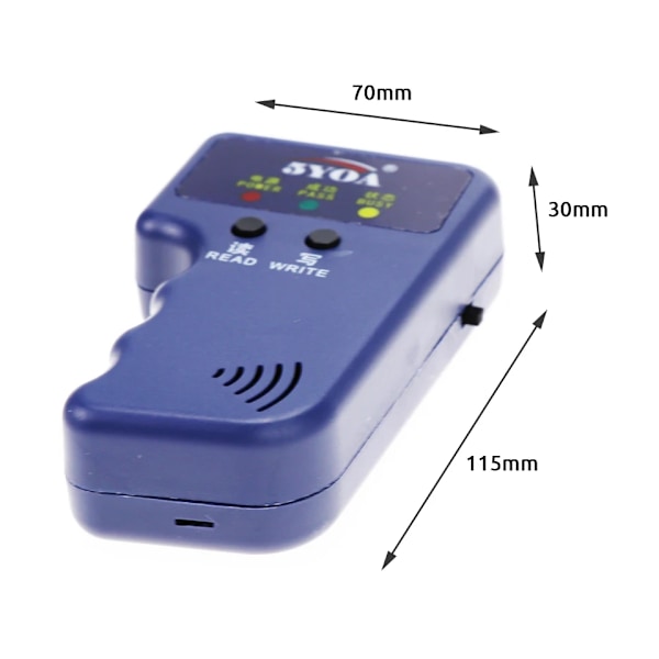 125KHz RFID Programmer Duplikator Copier Writer Reader Writer ID Card Cloner & key