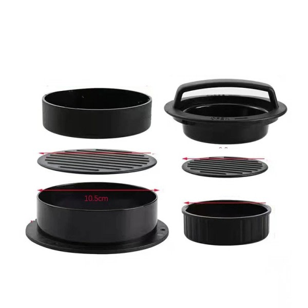 Rund Form Non Stick Fyldt Hamburger Skimmel Oksekød Veggie Hamburger Kød Press