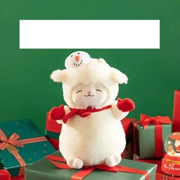 Jul Får Plys Legetøj Nødt Cos Snemand Honningkager Mand Lam Plushie Dukke Blødt Fyld Dyre Legetøj