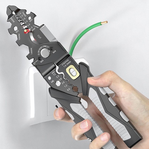 25 i1 Wire Striper Puller Multifunktionel Elektriker Wire Stripper Husstand Netværk Kabel Wire Sripper Elektriker Værktøj