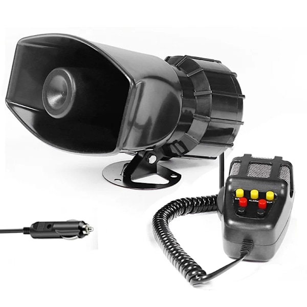 Mic PA System Nödläge Förstärkare Hooter 12V 100W Polis Siren Luft Torn Megafon Ton Bil Tumn Bil Varning Larm Högtalare Högtalare