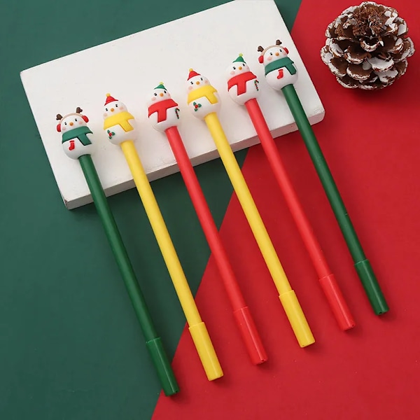 Gel Penn Creative Christmas Snowman Series Ungside Skole Studenter Skrive verktøy