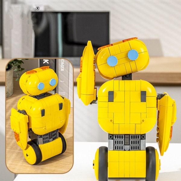 RC Intelligent Robot Elektrisk Byggnadsblock Klossar Bil Teknisk APP Programmering Fjärrkontroll Barn leksaker