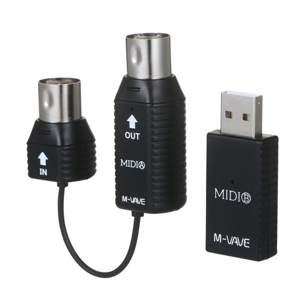 BT Wireless MIDI Controller Rechargeable 4 Buttons Bärbar MIDI Fot Controller