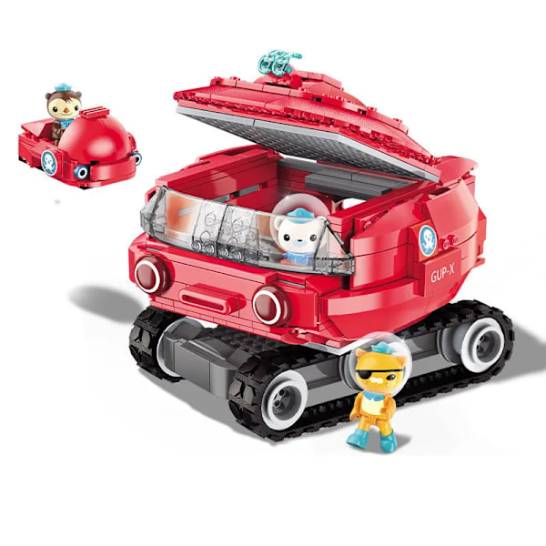 Byggnad block miniatyr leksaker bläckfisk gup action figurer låtsas leksaker förälder-barn spel