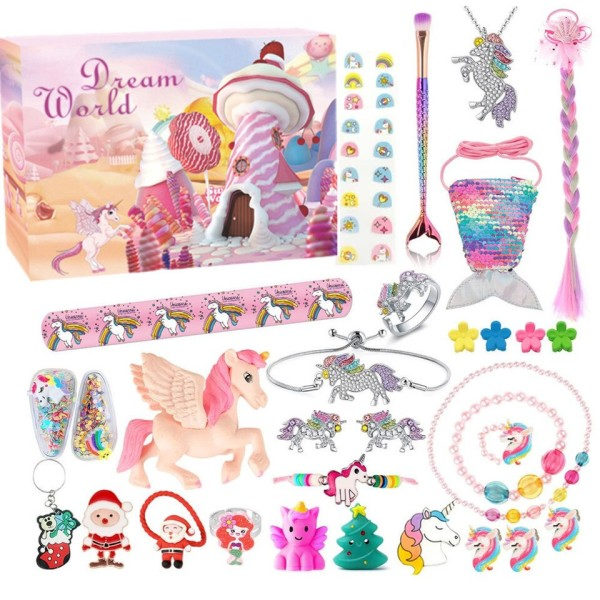 Jul Serie Byggeklosser Gave boks for barn 24 dager jul advent kalender
