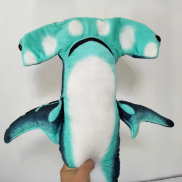 100 cm Kæmpe hammerhoved haj plys legetøj simuleret haj blød fyldt dukke høj kvalitet plys legetøj