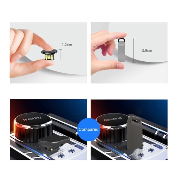 Indbygget musik Mini Kort Bil U Disk Pendrive USB Flash Memory Stick USB2.0 Short UDP Udisk Chip 64GB