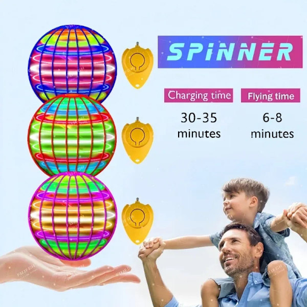 Lentävä pallo Boomerang Spinner lelut