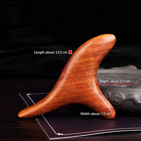 Træ Trigger Point Massage Gua Sha Værktøj Professionelt Lymphatic Drænage Værktøj