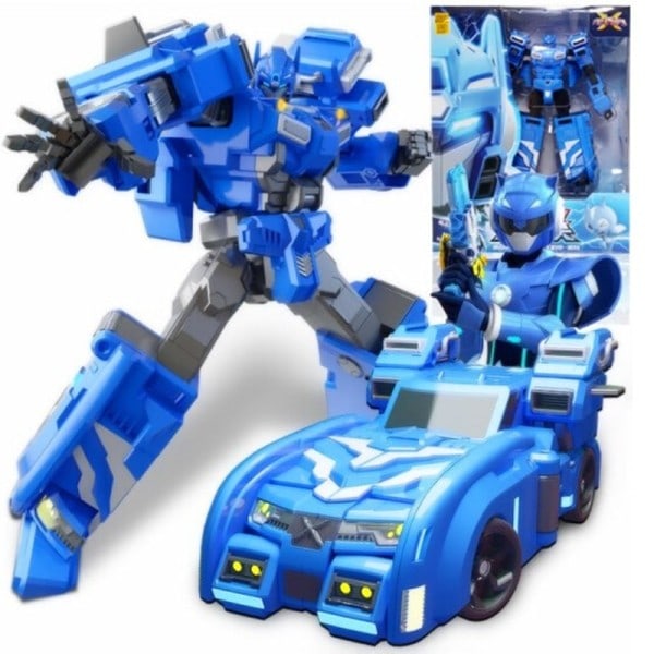Mini Agent Panser bil Robot Kombineret Transformation Action Figur MiniForce X Autobots Mecha Deformation