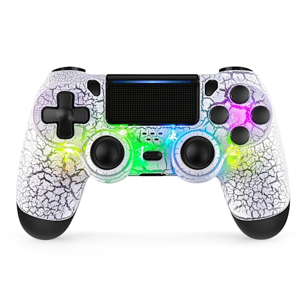 RGB ohjain PS4 Slim Pro Joystick Gamepad Dual Värinä Langaton Bluetooth joypad