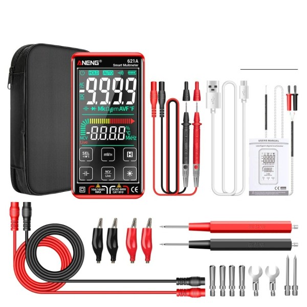 Smart Digital Multimeter Touch Skärm Multimetro Tester transistor
