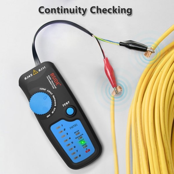 Netværk Kabel Tracker FWT81 RJ11/RJ45/Cat5/Cat6 Telefon Wire Tracer Toner Ethernet LAN Tester Detektor