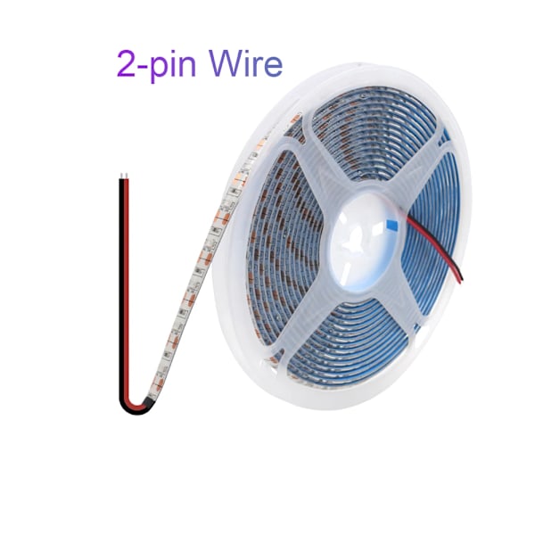 5V USB LED Strip Ljus Batteri Ström SMD 60LED 5m Warm Ribbon Cabinet Lights