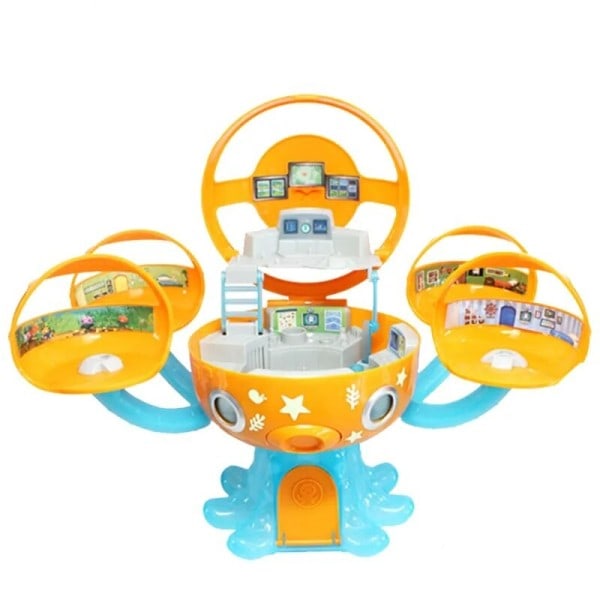 The Octonauts Octopod Castle Shark Adventure Plsyset Barnacles Peso Kwazii Action Figure Scene Model