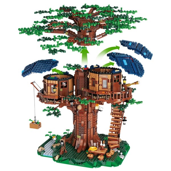 Fire Seasons TreeHouse Creator Children's Leketøy Bygningsblokker Barn's Bygge Leker