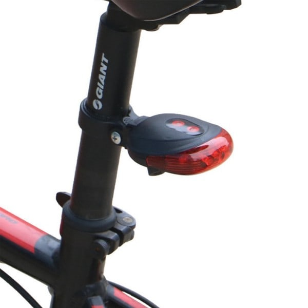 Cykel hale lys mountain bike nat ridning laser lys blinker om natten baglys ridning advarsel blink