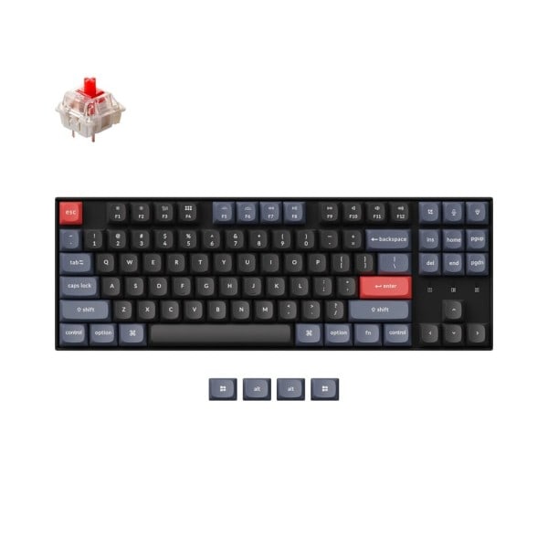 Keychron K8 Pro QMK/VIA Trådlöst Mekaniskt Tangentbord Fullt monterat