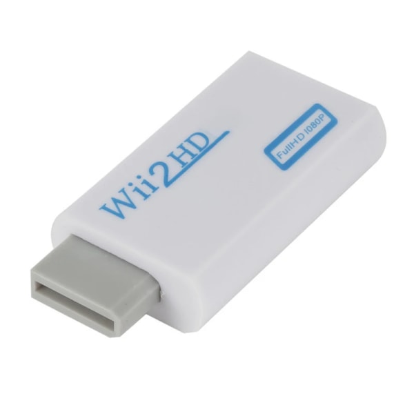 Full HD 1080P Wii Til HDMI-kompatibel adapter konverter 3,5 mm lyd