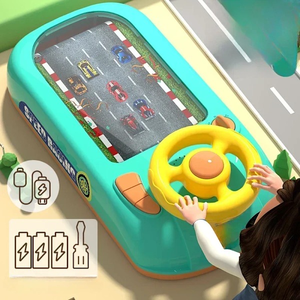 Rc bilar racing äventyr spel konsol bil simulering körning ratt hjul barn's pussel leksak