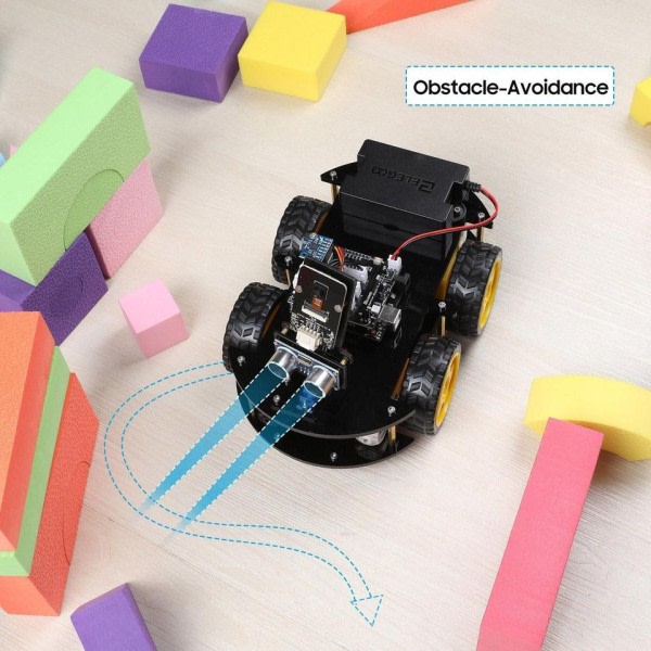 Smart Robot Car Kit V4, Intelligent och pedagogisk leksak bil Robotic kit for Arduino Learner