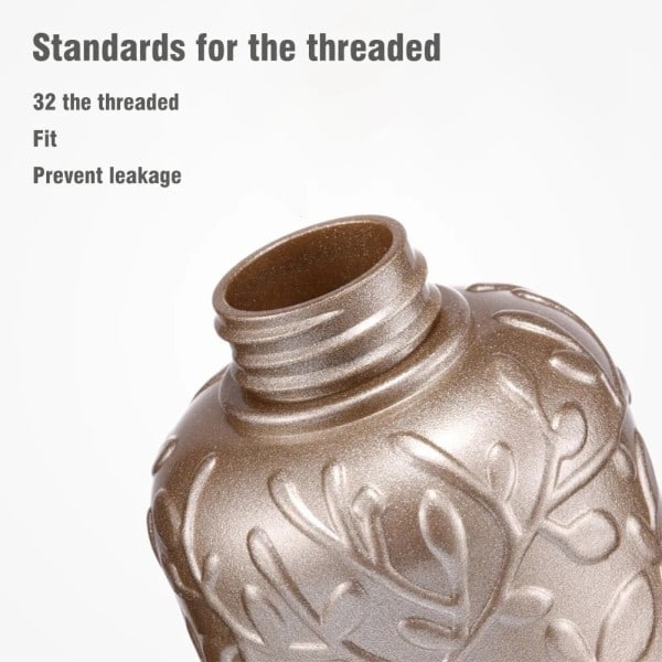 500ml Tvål Dispenser Flaskor 3D Löv Emboss Design Hand Skål Flaska För Kök/Badrum Tom Dusch Lotion Schampo Flaskor