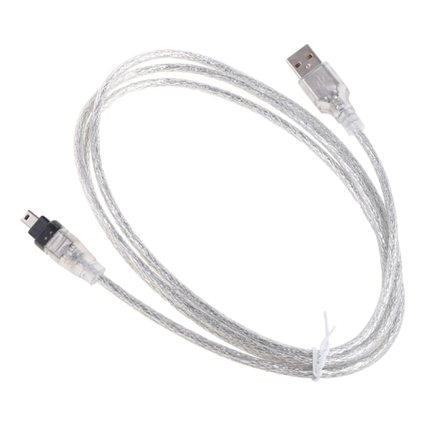 140 cm/4.5ft USB 2.0 Hann til IEEE 1394 4Pin Hann iLink Firewire DV kabel