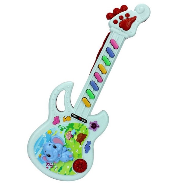 Elektrisk guitar Legetøj Musik Spil Børn Dreng Pige Småbørn Lærende Udviklingsmæssigt Elektron Legetøj