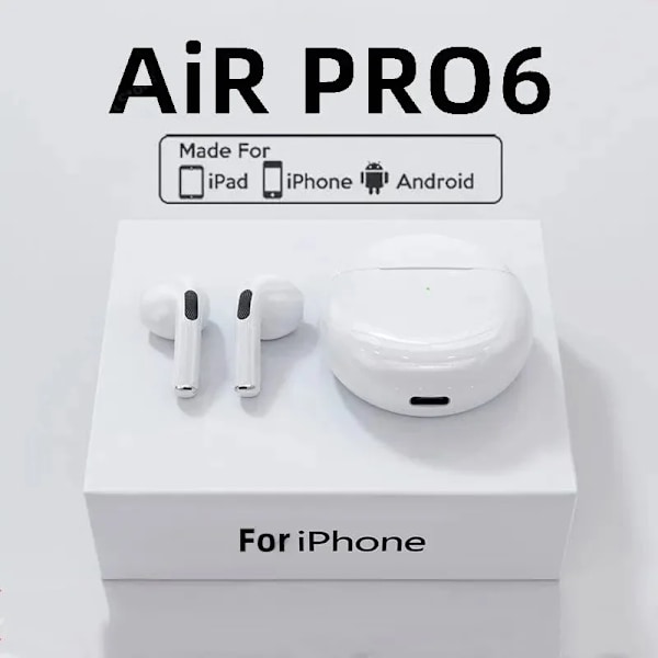 Original Air Pro 6 TWS Trådlöst Bluetooth Headset