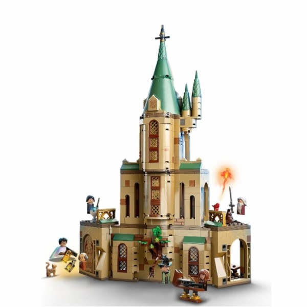 MOC Creative Ideas Classic Film Dumbledore's Office Castle Bygning Bygning Klosser Modell Klosser Barn Leker