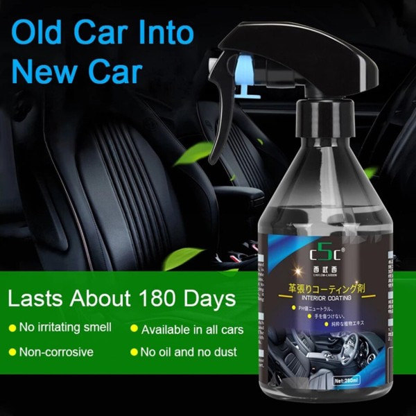 Auto Tarvikkeet 260ml Auto Muovi Restore Agent Nahka Korjaus Korjaus Auto Sisustus Osat Pinnoite