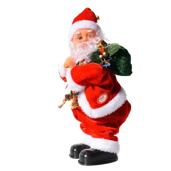 Julemand Klatring Perler Elektrisk Musik Klatring Stiger Hjorte Trækker Biler Kreativt Julepynt