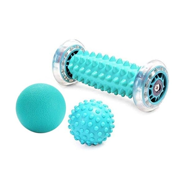 Fot Massager Roller Ballar Kit Yoga Sport Fitness Ball För Hand Ben Rygg Smärta terapi Djup vävnad