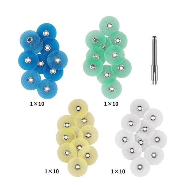 40 stk  dental polering skiver brutto reduksjon konturering dor striper sett