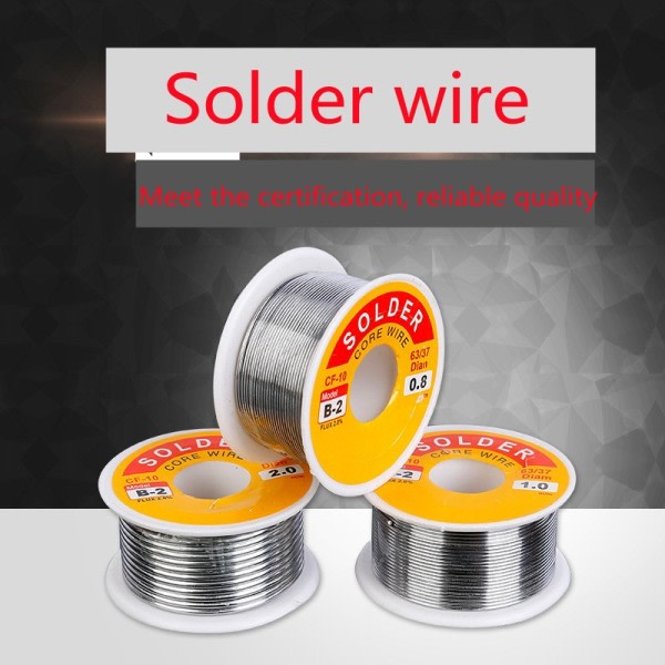 NY FLUX 2,0% 45FT Tin Bly Tin Tråd Smelte Rosin Kerne Lodning Lodning Wire Rulle No-clean 1stk