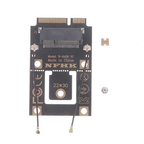 Ny M.2 NGFF To Mini PCI-E (PCIe+USB) Adapter For M.2 Wifi Bluetooth Wireless Wlan Card Intel AX200 9260 8265 8260  För bärbar dator