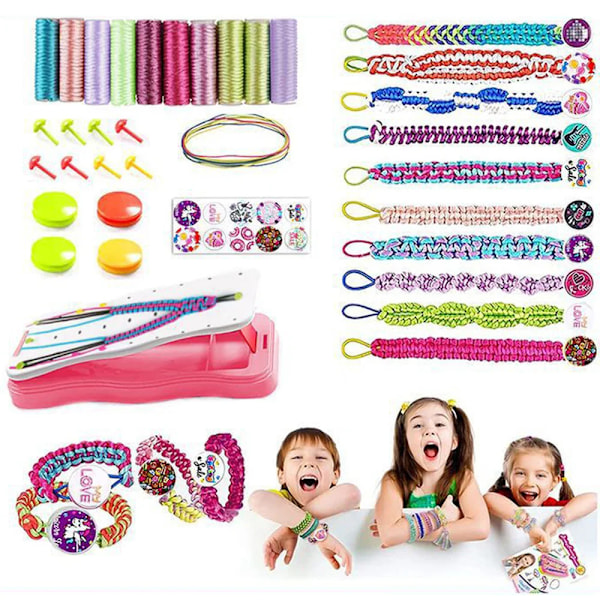 DIY Hånd Reb Fletning Sæt Armbånd Reb Væver Kit Hånd Reb Armbånd Maker Set