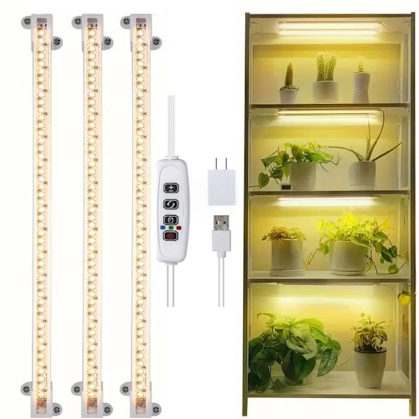 Led Grow Light USB Timer Phyto Lamp Planter Dimbar LED Lampa Phytolamps Full Spectrum Hydroponics Growing Lamps LED Plant Light