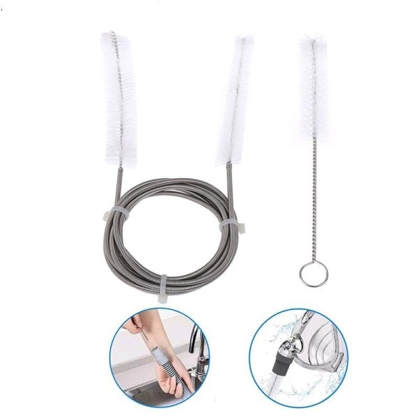 2stk maske og slange rengøring børste kit CPAP renser børste tilbehør