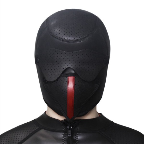 Män Sexy Eagle Näbb Huvudbonader Halloween Cosplay Läder Party Mask