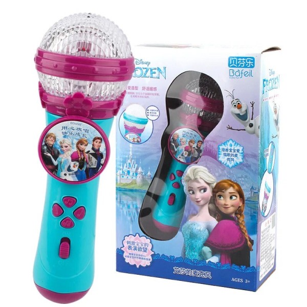 Minnie Sang Mikrofon legetøj Musik børn frosset mikrofon  baby sang pige legetøj