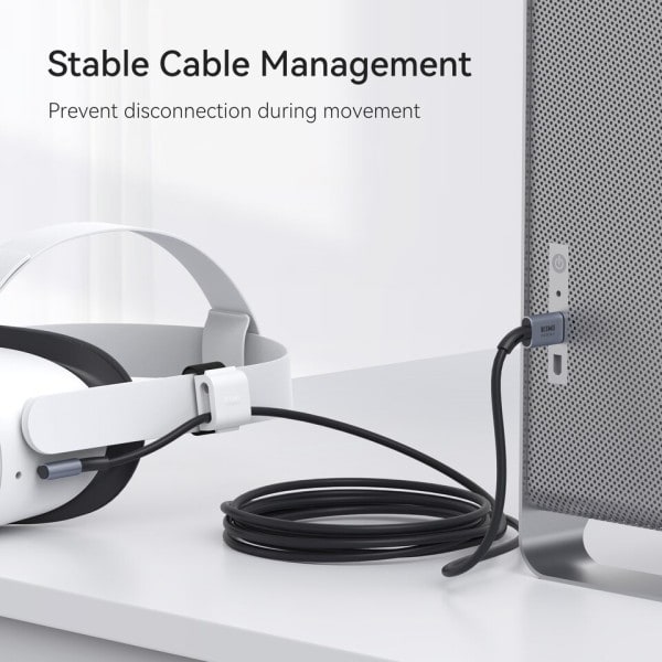 USB3.0 C Link C-tyypin kaapeli Oculus Quest 2 lisälaitteet 16FT/5M Maksimi 5Gbps Data siirto nopeus USB C kaapeli VR