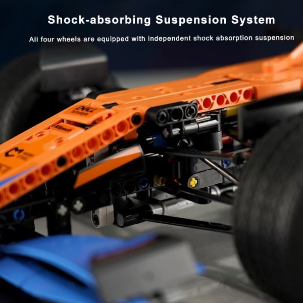 Teknisk Klassisk Formel F1 Racing Bil Fjernbetjening Kontrol Moc Bricks Bygning Blok Model Kits Legetøj Til Børn