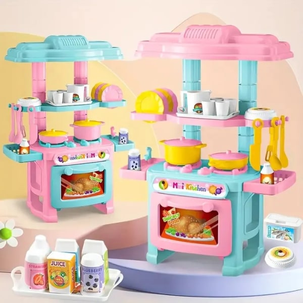 Leikki Koti Keittiö lelu setti simulaatio mini ruoanlaitto pöytä leikki talo lelu