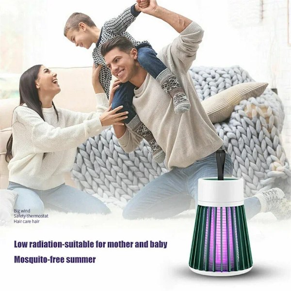 UV Mygg Lampe USB Lade Anti Mygg Lampe Pest Kontroll Lampe(Nei Batteri)