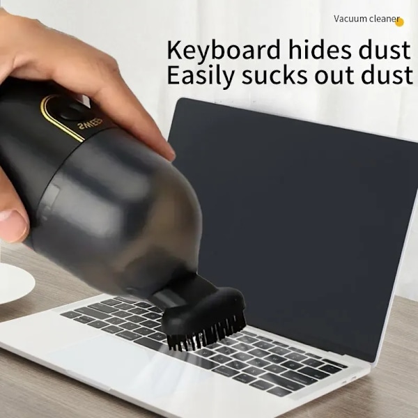 Trådløs Air Duster Portable Desktop Støvsuger Håndholdt Støv Opsamler Genopladelig Til PC Bærbar Bil Clean tastatur