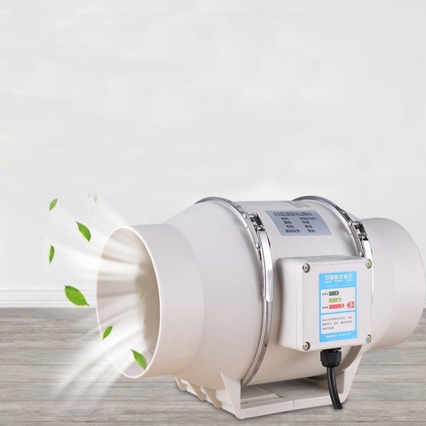 220V Från Fläkt Hem Tyst Inline Rör Kanal Fläkt Badrum Extractor