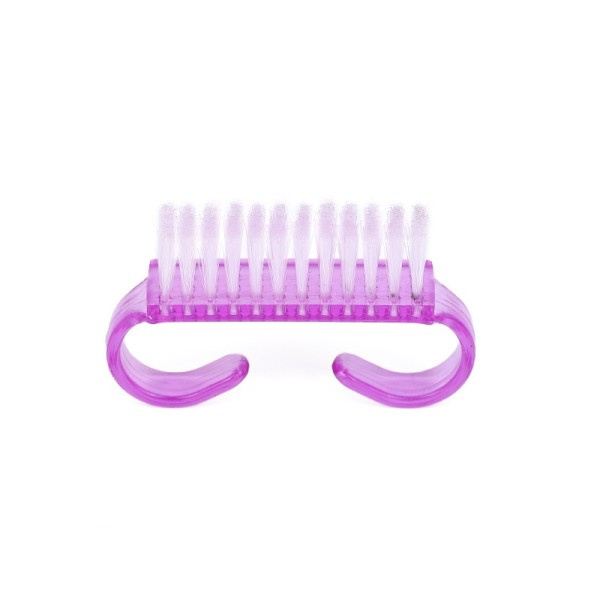 Akryl nagelborste 4 färg nagelkonst manikyr pedikyr mjuk ta bort damm plast rengöring nagelborstar